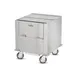 FWE HDC-200-11 Stainless Steel Insulated Enclosed Heated Dish Storage Cart for 11" Diameter Plate 1 image