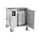 FWE HDC-252-12 Stainless Steel Insulated Enclosed Heated Dish Storage Cart for 12" Diameter Plate 1 image