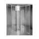 FWE HDC-252-12 Stainless Steel Insulated Enclosed Heated Dish Storage Cart for 12" Diameter Plate 3 image