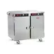 FWE HLC-14 Heated Holding Cabinet, 2-Compartment, Stainless Steel, 14-GN 1/1 Pans, Adjustable Thermostat, Mobile 1 image