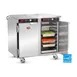 FWE HLC-16 Heated Holding Cabinet, 2-Compartment, Stainless Steel, 33.5"H, 16 GN 1/1 Pans, ENERGY STAR®, Mobile 3 image
