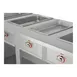 FWE HLC-4W6-1-DRN 68" Handy Line Serving Cabinet, (4) Wells 4 image