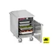 FWE HLC-5 Handy Line Heated Holding Cabinet, 1-Section, 1-Door, Solid Door, 25-3/4"H, Stainless Steel, Mobile 3 image