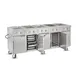 FWE HLC-5W6-7H-35-DRN 86" Handy Line Serving Cabinet, (5) Wells 3 image