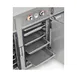FWE HLC-5W6-7H-35-DRN 86" Handy Line Serving Cabinet, (5) Wells 4 image