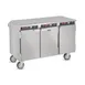 FWE HLC-8H-24 "1/2-Height" 3-Door Solid Door Heated Holding Cabinet, 3-Section, Stainless Steel 1 image