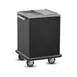 FWE IC-200 Stainless Steel Mobile Ice Bin, 200 lb, Black 5 image