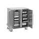 FWE MT-1220-20 Mobile Heated Holding Cabinet, 2-Door, Solid Door, 20 12"x20" Pan Capacity, Stainless Steel 3 image