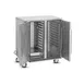FWE MT-1220-20 Mobile Heated Holding Cabinet, 2-Door, Solid Door, 20 12"x20" Pan Capacity, Stainless Steel 4 image