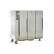 FWE MT-1220-45 3-Section 3-Door Solid Door Heated Holding Cabinet, 45-Pan 12"x20" Capacity, Stainless Steel 1 image