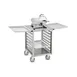 FWE OTR-15-MSWT Equipment Stand with Wing Table, Mobile, 25-1/2"W, (15) Slides 3 image