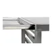 FWE OTR-15-MSWT Equipment Stand with Wing Table, Mobile, 25-1/2"W, (15) Slides 4 image