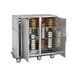 FWE P-120-2-XL 1-Section 2-Door Holding Cabinet, 55"-60" Height, 120 Capacity, Humi-Temp, 6" Casters 3 image