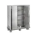 FWE P-200 1-Section 2-Door Solid Heat Banquet Cabinet 67"–72" Height, 200 Plate Capacity, Stainless 4 image