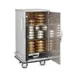 FWE P-60 55"-60" 1-Door Heated Banquet Cabinet, 60 Plate Capacity, Thermostat Control, 6" Casters 3 image