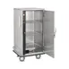 FWE P-60 55"-60" 1-Door Heated Banquet Cabinet, 60 Plate Capacity, Thermostat Control, 6" Casters 4 image