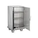 FWE P-60-XL 1Sec 1-Door Heated, 55"-60" H, 60 Plates, Elec Heat, Humid Ctrl, Stainless, 3 Shelves 4 image