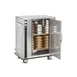 FWE P-72 1Sec 1-Door Banquet Cab 49"-54" H 72 Plate Capacity Stainless Electric Controls 6" Casters 3 image
