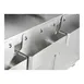 FWE SBBC-8 (2) 50 lb. Ice Bin Removable Speed Rack-95" Portable Bar-Stainless Steel Exterior 7 image