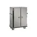 FWE TS-1418-30 Stainless Steel 30 Tray Heated Meal Delivery Cart w/ 2 Doors 1 image