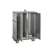 FWE TS-1418-30 Stainless Steel 30 Tray Heated Meal Delivery Cart w/ 2 Doors 4 image