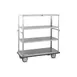 FWE UC-417 Stainless Steel Queen Mary Banquet Cart w/ 4 Shelves, 17" Spacing 1 image