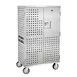 FWE UCE-2315-HDM Heavy Duty Stainless Steel 2-Shelf Correctional Utility Cart 1 image