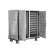 FWE UHS-20 Heated Holding Cabinet, 2-Section, 2-Door, Solid Doors, 20×18"x26" or 40×12"x20" Capacity, Stainless Steel, Mobile 5 image