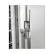 FWE URS-14 2-Section 2-Door Solid Holding Cabinet, 14 × 18"×26" Pans, Stainless, 33-38°F, 6" Casters 4 image