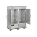 FWE URS-20-GN 2-Section 2-Door Refrigerated Cabinet, 96-120 Capacity, SS, 33°-38°F, Mobile 6" Casters 3 image