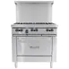 Garland US Range G36-6R 36"Gas Restaurant Range w/ (6) Open Burners, (1) Standard Oven, 236.000 BTU 1 image