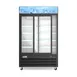 Coldline G53S-B - 53" 2‑Section Glass Door Refrigerator, 45 cu ft, Black, R290, Temp Control 3 image