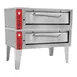 Pegasus FS55E-2 52" Electric Firestone Series Pizza Oven by Galaxy Group 1 image