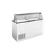 Global Refrigeration 52-1802-71-R7 67" Gelato/Ice Cream Dipping Cabinet w/ Curved Sneeze Guard 1 image