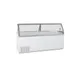 Global Refrigeration 52-2786-10-R16 88" Gelato/Ice Cream Dipping Cabinet w/ Curved Sneeze Guard 1 image