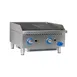Globe GCB24G-RK 24" Countertop Gas Lava Rock Charbroiler w/ (2) Burners, 80.000 BTU 1 image
