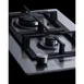 Summit GCJ2SS 12" Built-In Gas Cooktop/Hotplate with (2) Burners, Stainless Steel Surface, 13.400 BTU 4 image