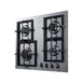 Summit GCJ4SS 24" Built-In Gas Cooktop/Hotplate with (4) Burners, Stainless Steel Surface, 25.400 BTU 2 image