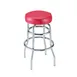 G & A 142 Classic Swivel Bar Stool – 30" Backless, Vinyl Padded Seat, Chrome 18‑Gauge Steel Frame, Glides 1 image