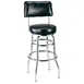 G & A 148-24 Armless Swivel Bar Stool – 24" Counter Height, Vinyl Seat & Back, Chrome 18‑Gauge Steel Frame 1 image