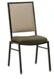 G & A 2601-AL GR10 Harlan Banquet Chair, Stacks 10 High, Upholstered Square Back, Grade 10 Upholstery 1 image