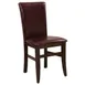 G & A 3806 Indoor Lotus Side Chair with Upholstered Back and Padded Seat, Beechwood Frame 1 image