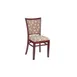 G & A 4650FP NAIL Indoor Checker Side Chair with Plain Back and Padded Seat, European Beechwood Frame 1 image