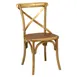 G & A 4688VS Indoor Side Chair with with Cross Back and Veneer Seat, Elm Bentwood Frame 1 image