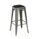 G & A 600-PS Astor Barstool, Backless, Upholstered Padded Seat, 12 Gauge Steel Frame, Non-Marring Plastic Floor Glides 1 image