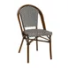 G & A 809 Marina Side Chair, Indoor/Outdoor, Stacking, Woven Nylon Back & Seat, Aluminum Frame 1 image