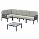 G & A 8600 Eden Lounge Furniture Set, Indoor/Outdoor, Resin Frame, 5 Single Seats, 2 Arm Chairs 1 image