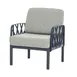 G & A 8601-AR Eden Lounge Single Armchair, Resin Frame, Indoor/Outdoor Use 1 image