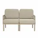 G & A 8602-AR Eden Lounge Double Armchair, Indoor/Outdoor Resin Frame Loveseat 1 image