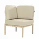 G & A 8603 Eden Lounge Corner Seat, Resin Frame, Indoor/Outdoor Use 1 image